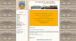 Desktop Screenshot of ouestnboots.fr