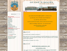 Tablet Screenshot of ouestnboots.fr